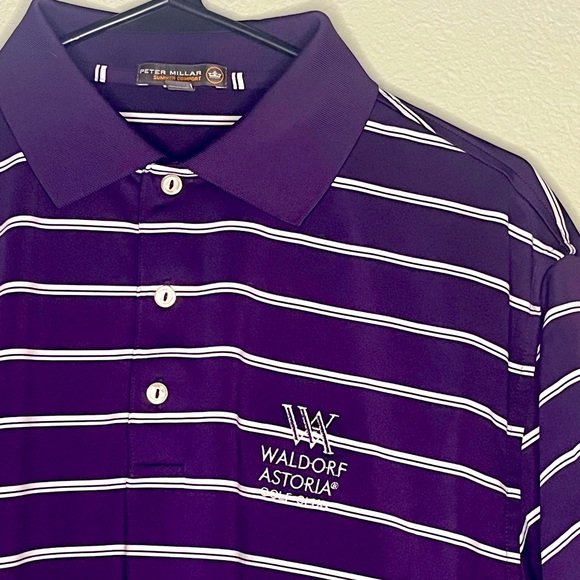 Peter Millar Summer Comfort Polo with Waldorf Astoria Logo - Picture 2 of 2